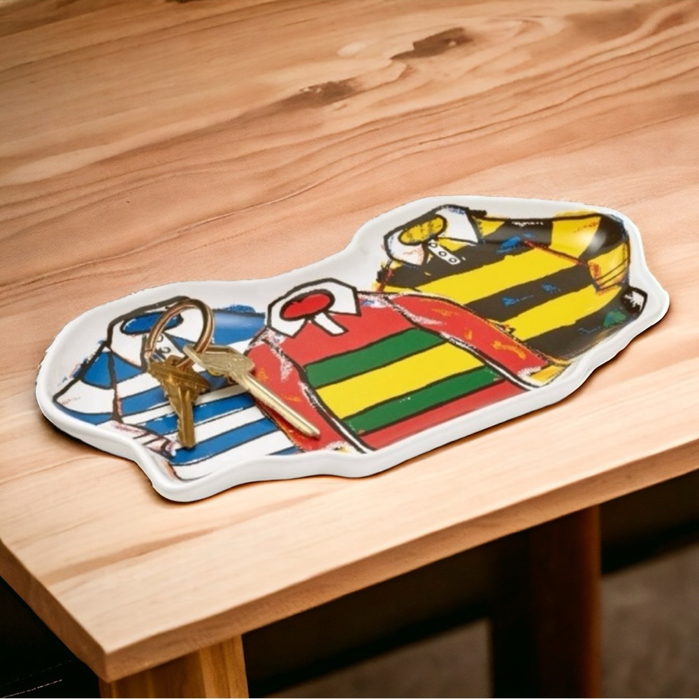 NWT Rowing Blazers x Target Rugby Shirts Catchall Stoneware Tray (Quantity: 1)